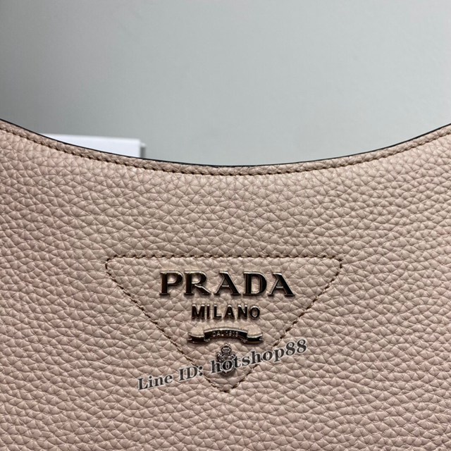 Prada專櫃新款大號新款織物斜跨包 1BC073 普拉達tote包休閒皮革單肩包 csp1181